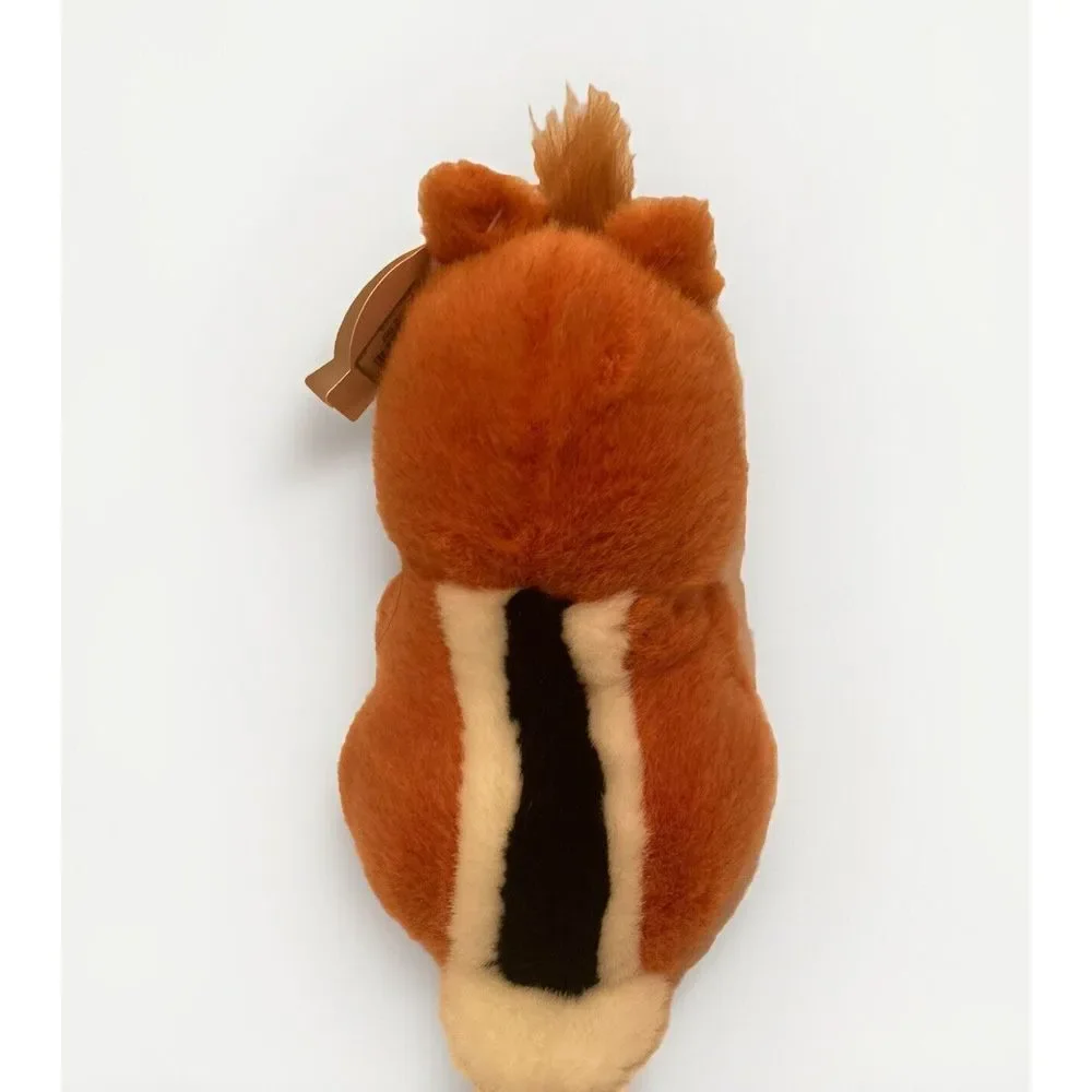 DISNEY Chip And Dale DALE Chipmunk Holding Flowers Plush Stuffed Toy New W/ Tags